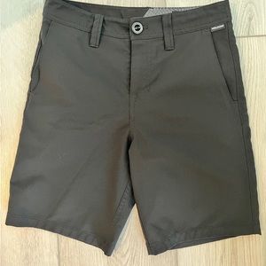 Boys Shorts | Size 12 / 26 Waist | Volcom Surf & Turf 4-way Stretch | Black